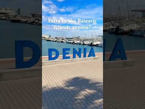 Denia Port, ferry to Ibiza anyone?! #spain #port #ferry #ibiza #balearicislands #denia #costablanca