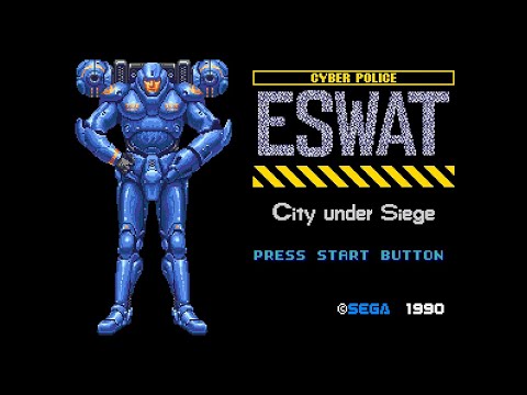 ESWAT: City Under Siege Longplay (Sega Genesis) [QHD]