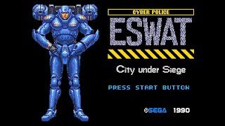 ESWAT: City Under Siege Longplay (Sega Genesis) [QHD]