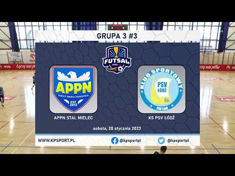 ⚽ APPN Stal Mielec 🆚 KS PSV Łódź | 𝔾ℝ𝕌ℙ𝔸 3 | 🏆 MMP W Futsalu U15 - Ustka 2023 #futsal