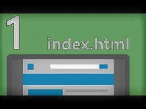 How to create a Index.html file?