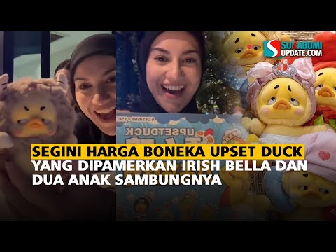Segini Harga Boneka Upset Duck yang Dipamerkan Irish Bella dan Dua Anak Sambungnya