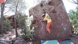 Video thumbnail of Truita d'espàrrecs, 5 (sit). Mont-roig del Camp