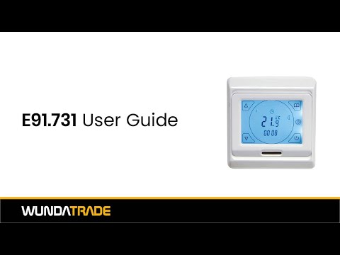 E91 713 Touchscreen Thermostat User Guide