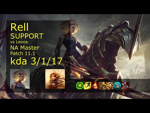 Rell Support & Kai'Sa vs Leona & Samira - NA Master 3/1/17 Patch 11.1 Gameplay