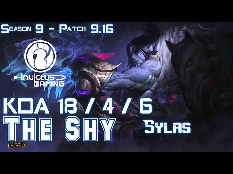IG The Shy SYLAS vs FIORA Top - Patch 9.16 KR Ranked