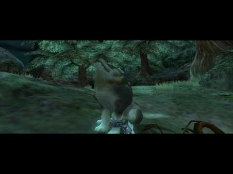 Wolf Link calling Epona