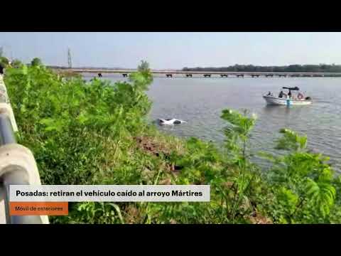 Posadas  | Retiran el vehículo caído al arroyo Mártires
