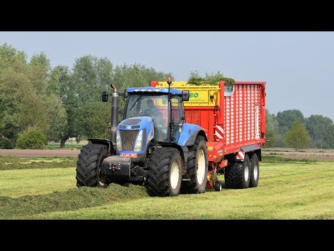 New Holland T8040 & Pöttinger Jumbo 6610 - Loonw. Neyt-Van Laere