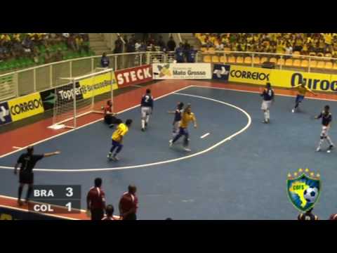 Desafio Internacional de Futsal - Brasil 7 x 2 Colômbia - Cuiabá-MT