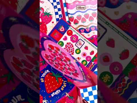 Vídeo do produto Caderno Espiral Capa Dura Universitário 1 Matéria Be Berry! 80 Folhas
