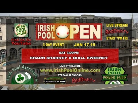 IRISH POOL OPEN 2020 - (SATURDAY MIDDAY) Ireland's Eightball Tour - Bridge House Hotel, Tullamore