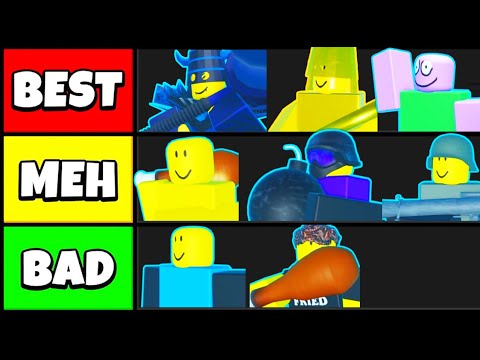 THE BATTLE BRICKS BEST BATTLER TIER LIST! Roblox