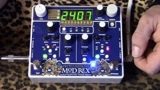 Video thumbnail for Electro Harmonix Mod Rex Polyrhythmic Modulator of love by gearmanndude