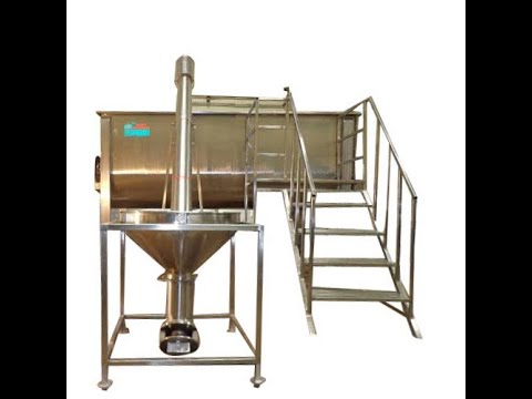 Mild Steel Ribbon Blender