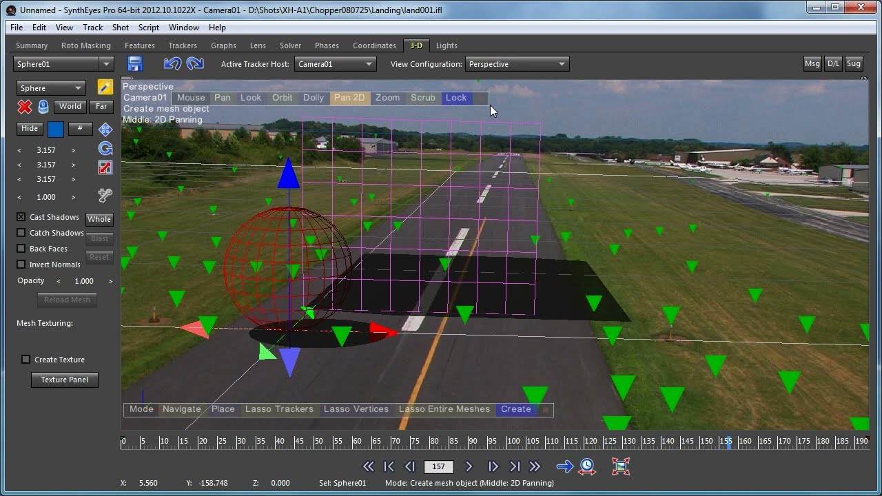 Ground Plane Methods in SynthEyes Setting up a Coordinate System