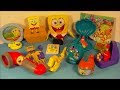 2014 NICKELODEON S SPONGEBOB SQUAREPANTS SET OF 8 McDONALD S HAPPY MEAL COLLECTION VIDEO REVIEW
