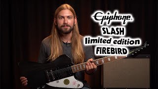 Video thumbnail for Epiphone Limited Edition Slash Firebird | Review and Demo by Alamo Music Center