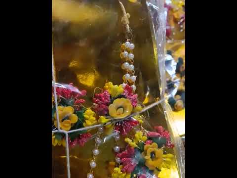 Floral Haldi Jewellery Set