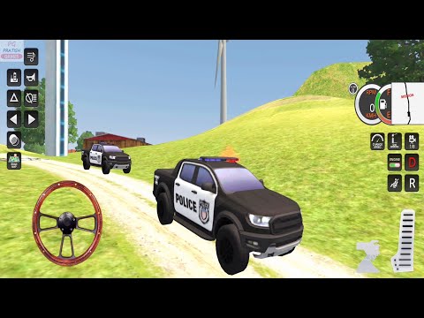 Police Jeep Driving in Offroad Police Car Driving Simulator Game - #4 Android Gameplay | Car Game 3D