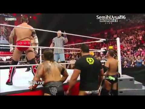 CM Punk vs Wade Barret Special Guest Referee John Cena Full Match. Raw 1/24/11.