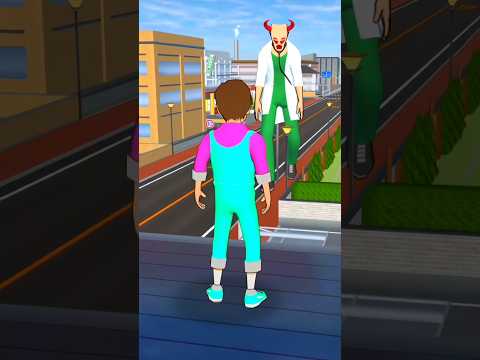 Lihatlah hantu yang tinggi itu 😨#shorts #sakuraschoolsimulator #shortvideo #sakura