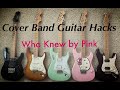 Who Knew by Pink (guitar lesson w/string lines)