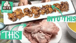 Chicharon Bulaklak: pork intestine or "mesentery" IS good for something