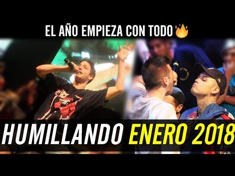 Las 100 MEJORES RIMAS De ENERO 2018! l Batallas De Gallos