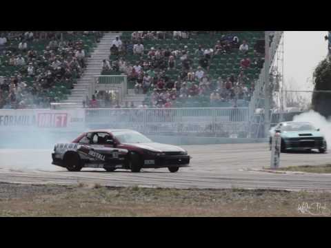 Éric Bélanger Leading Alex Blanchette - Formula Drift Canada World 2015