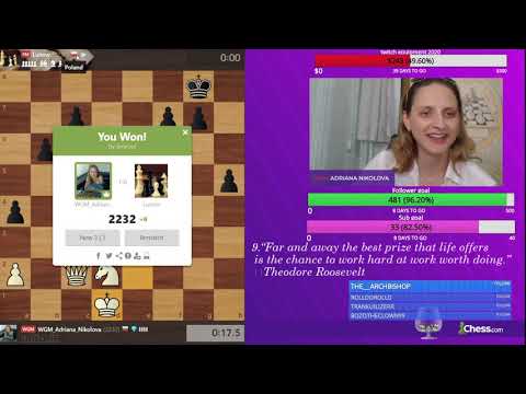 30. Match against WGM Dina Belenkaya 3+2, 10 games!