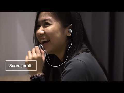 Gambar Ataru Simple Earphone - Pink Dusty