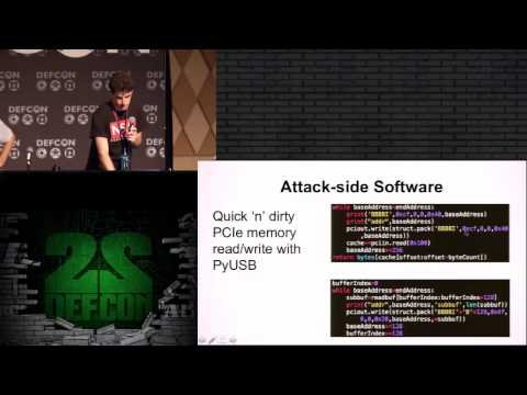 DEF CON 22 - Joe FitzPatrick and Miles Crabill - NSA Playset: PCIe
