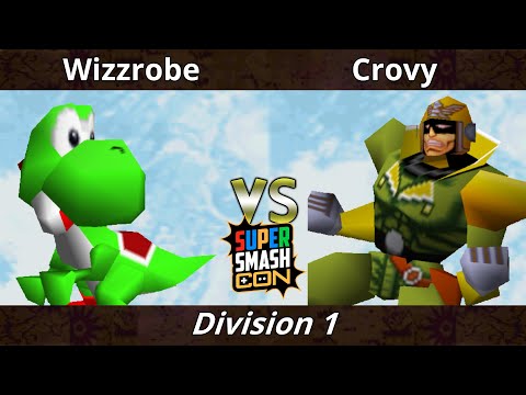 SSC 2022 Division 1 - Wizzrobe (Yoshi) Vs. Crovy (Captain Falcon) SSB64 Smash Bros Tournament