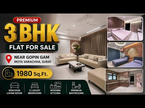 3 BHK Sample Flat - Surat | Near Gopin Gam, Mota Varachha