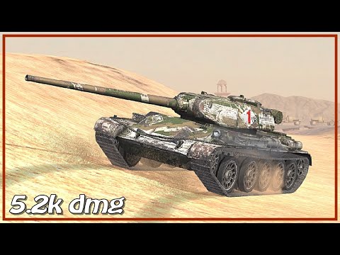 T-54 mod. 1 Origin • 4 frags • 5.2k dmg • WoT Blitz