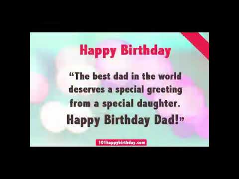 Samyra thinking what's app status in happy birthday papa