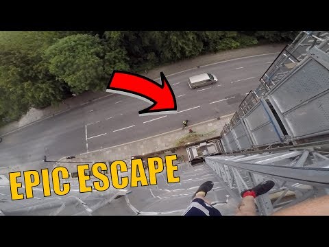 EPIC SECURITY & POLICE ESCAPE FROM MAD CLIMB!