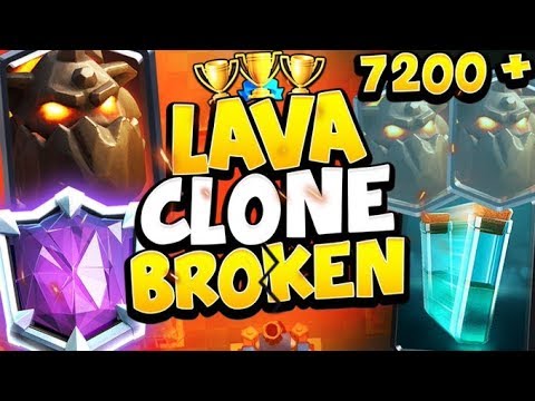 7000+ LIVE LADDER PUSH WITH BROKEN LAVACLONE - CLASH ROYALE