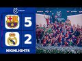 REAL MADRID 2 Vs 5 FC BARCELONA SPANISH SUPER CUP FINAL Full Match