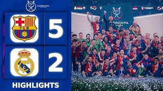 Download lagu REAL MADRID 2 vs 5 FC BARCELONA | SPANISH SUPER CUP FINAL | Full Match 🔵🔴 mp3