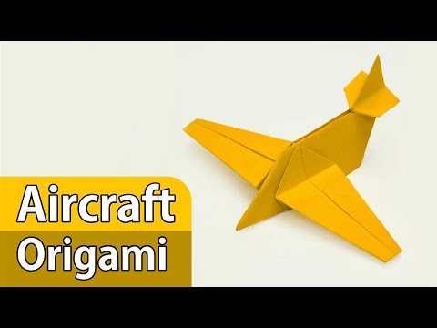 How to make a paper airplane model Origami Easy F14 Tomcat