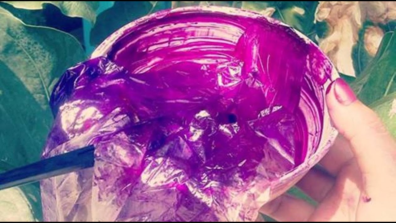 Hazlo tu mism@ DIY 28 Cabello Color Morado Obscuro y Kuul Reflects Rojo Violeta
