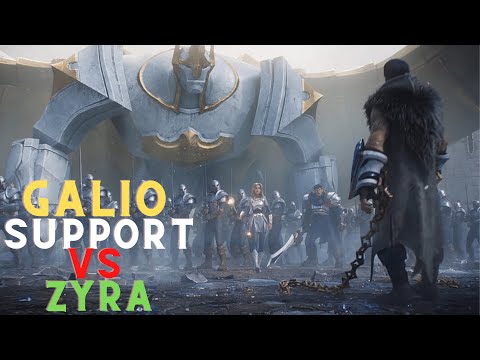 League of Legends 2022 Galio support vs Zyra