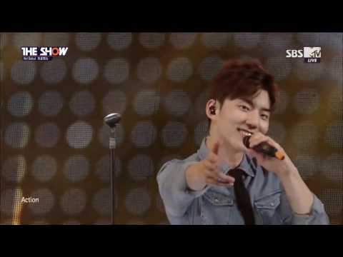 160712 SBS MTV The Show VROMANCE - SHE  (debut stage)