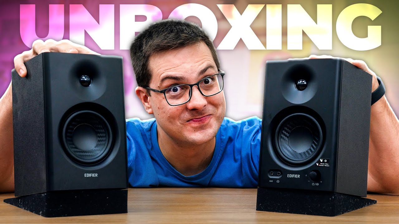 Miniatura da avaliação em vídeo de Monitor de Áudio Edifier MR4 42W RMS
