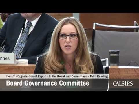 Teachers' Retirement Board November 2015 - Board Governance Committee