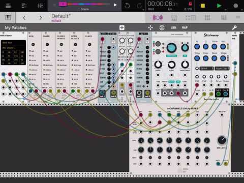 miRack AUv3 beta in Nanostudio 2