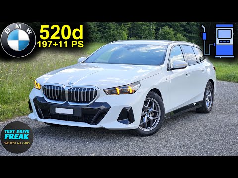 The 2025 BMW 520d Touring xDrive 🚗 Real Life Test Drive | Driving Impressions & Fuel Efficiency