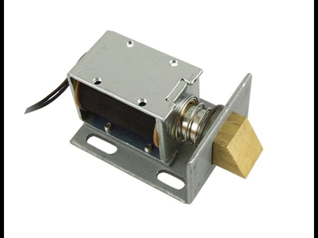 Vídeo relacionado con ATOPLEE - Juego de 4 mini cerraduras electromagnéticas de solenoide DC 12V para cajón, gabinete, 27 x 29 x 18 mm